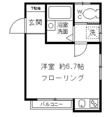 久が原駅 徒歩3分 2階の物件間取画像